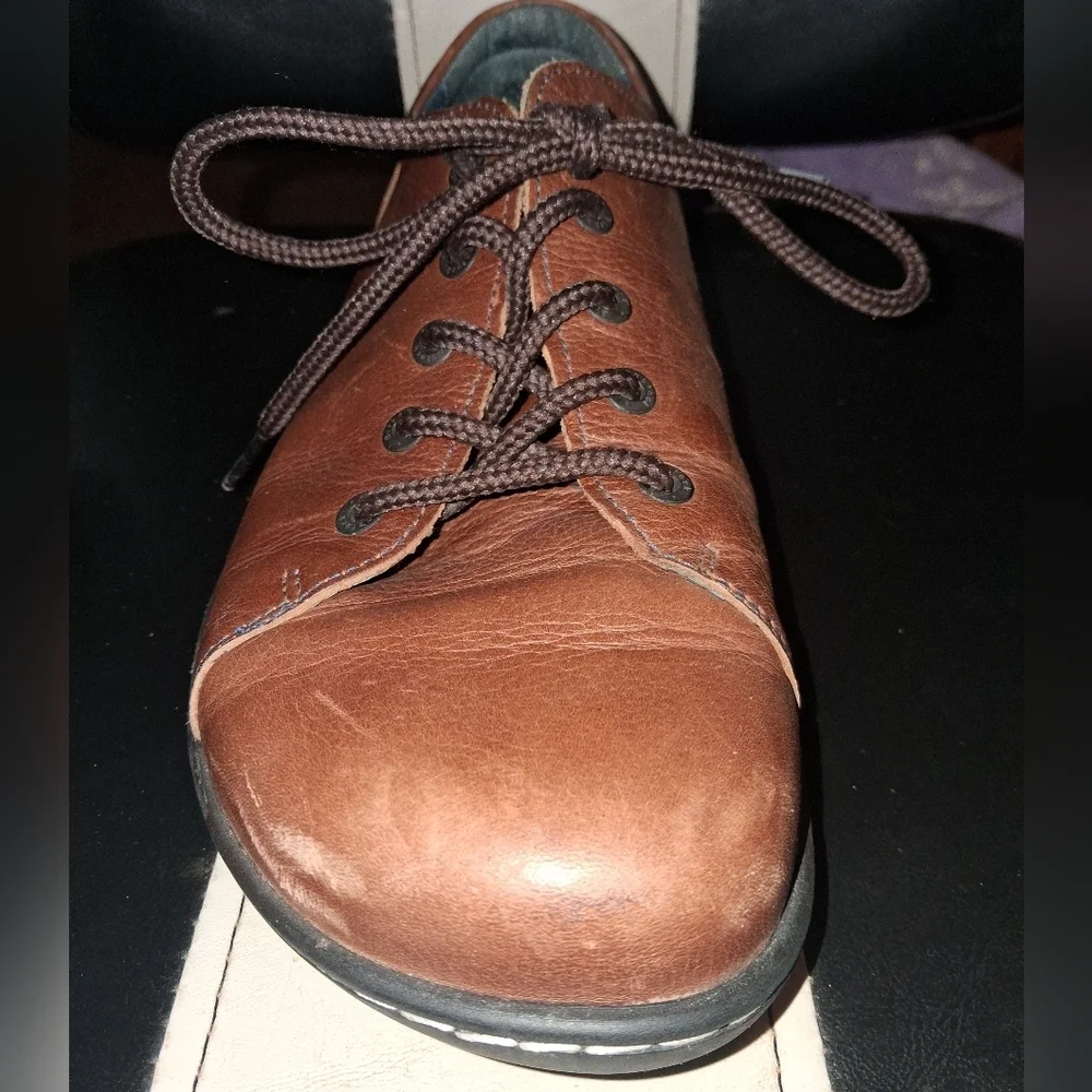 Birkenstock Men's Brown Leather Casual Shoes In A EU 43 Or US 10-10.5 Luxury